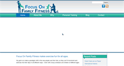 Desktop Screenshot of focusonfamilyfitness.com